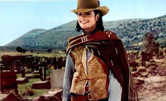 Michael Jackson as a Cowboy