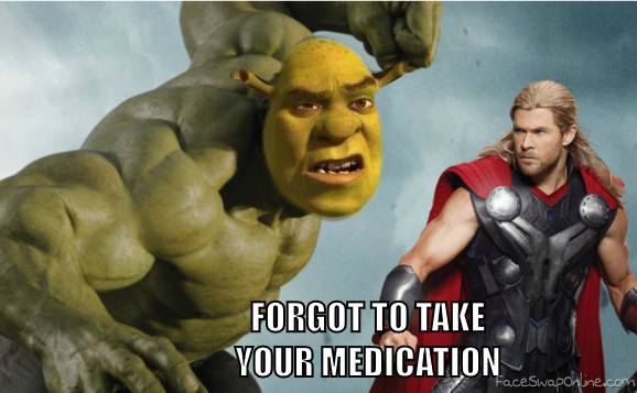 Shrek vs Thor
