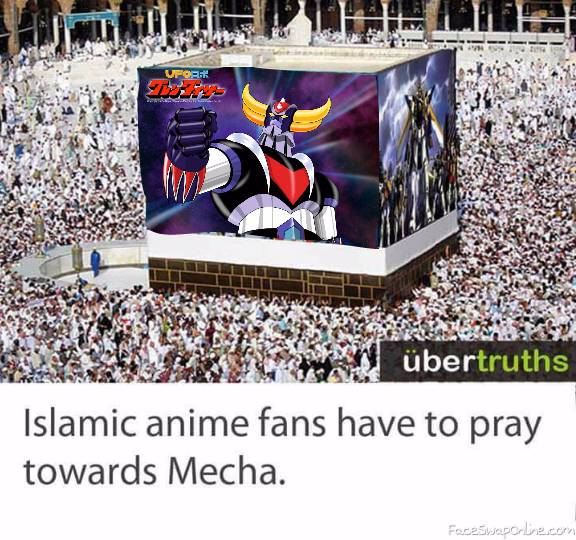 Islam pray to Mecha