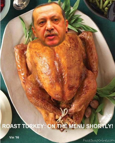 Roast turkey (his days are counted)