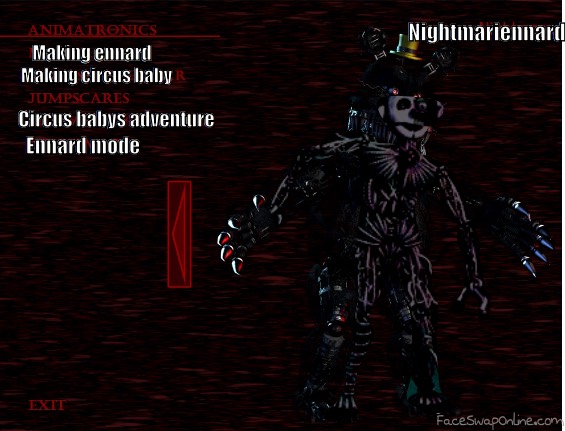 Fnaf 4 Sister Location Extra Menu | Face Swap Online