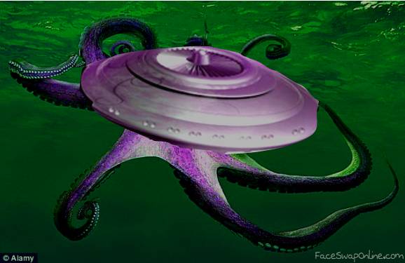 U.F.O. (unidentified flying octopus)
