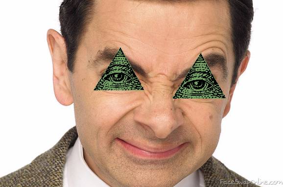 Illuminati confirmed MR Bean.