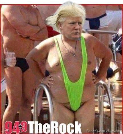 Swimmer Trump
