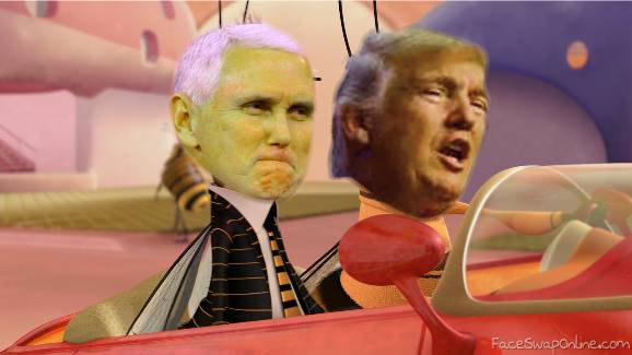 Bee movie starring Trump and Pence