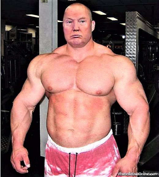 Bodybuilder Trump