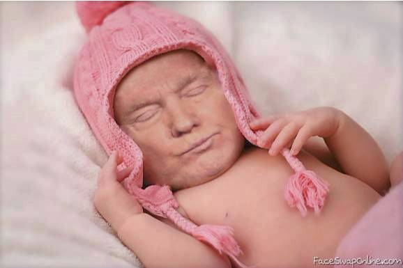 Sleeping Baby Trump