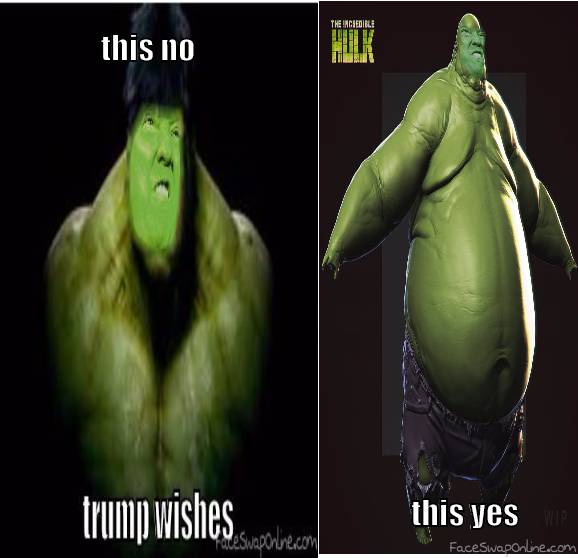 if trump were the hulk