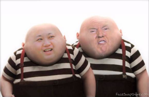 Kim & Trump in Wonderland