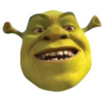 Laughing Shrek