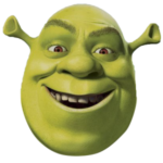 Happy laughing Shrek