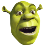 Positively Surprised Shrek