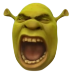 Shrek yelling