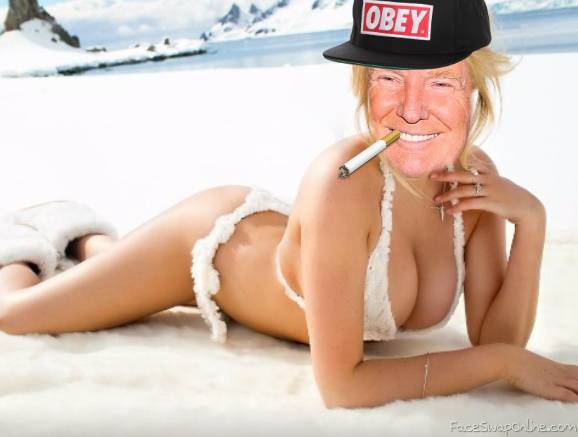Trump on the Beach