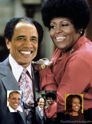 George and Weezie Obama