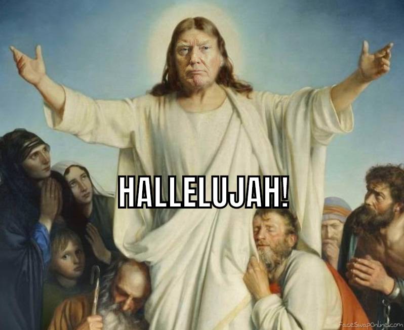Jesus Trump the saviour of all