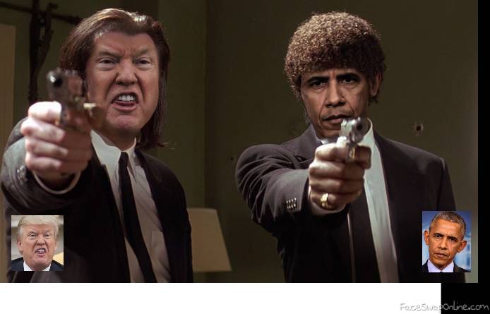 Trump and Obama