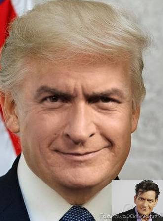 Casting the Trump movie - Charlie Sheen