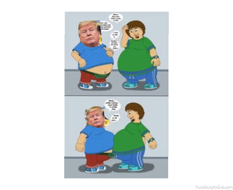 Fat trump bump fat guy