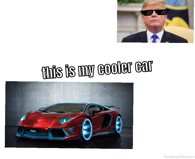 Trump cooler car