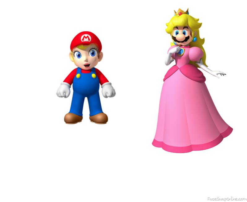 Super Peach and Princess Mario