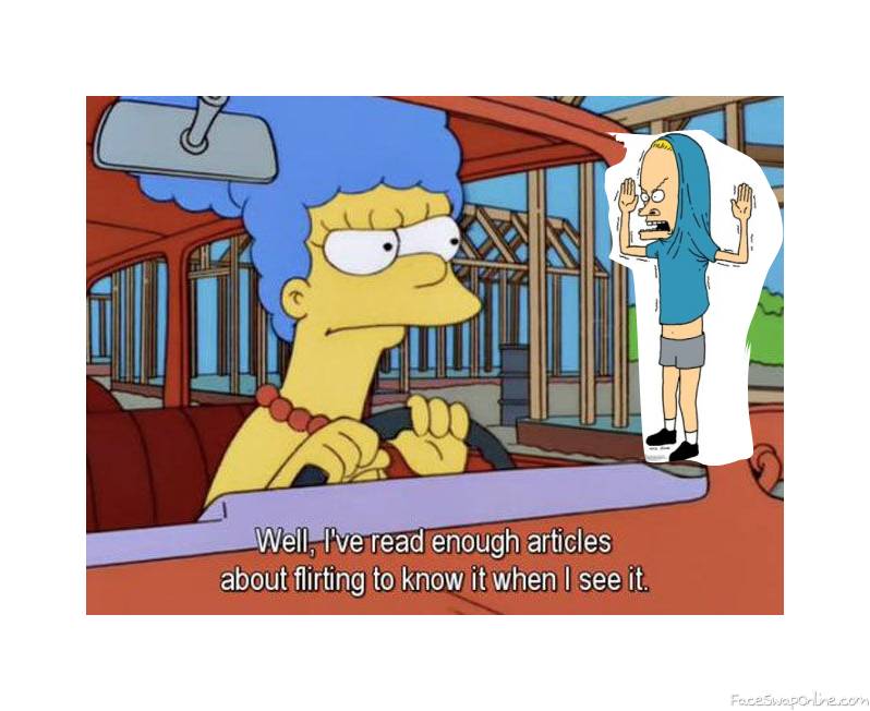 The Great Cornholio in the Simpson TV show