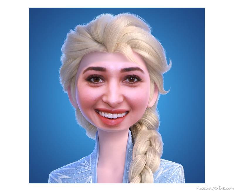 Tamanna as Elsa from Frozen