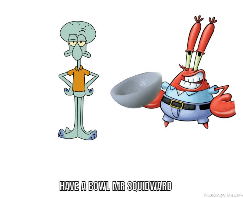 mr krabs squidward funny