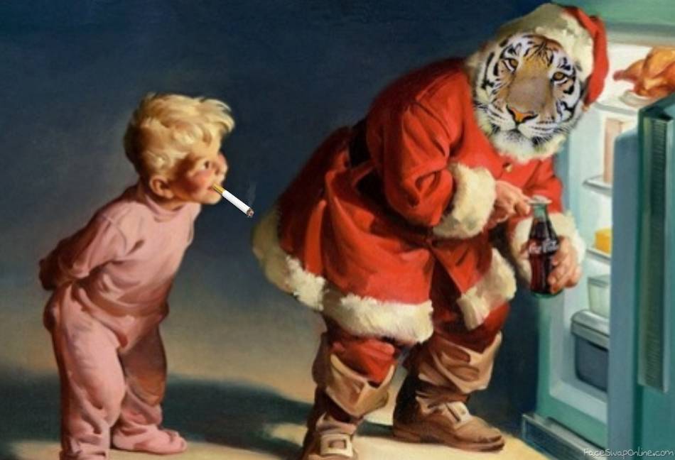 Tiger Santa