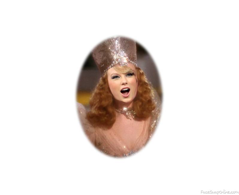 Taylor Swift as Glinda in the Wizard of Oz