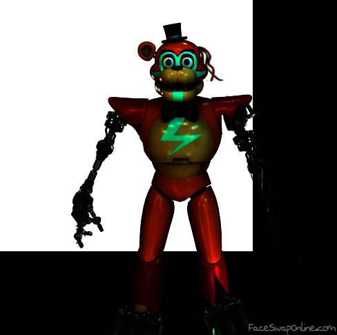 I tried making Withered Glamrock Freddy :/