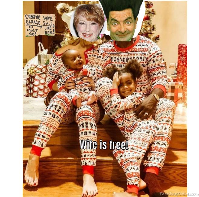 Nancy Dussault, Mr Bean's 2021 Family Christmas photo with an interesting offer