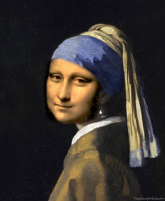 Mona Lisa with the Pearl Earring