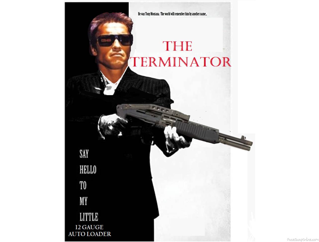 Terminator/Scarface mashup