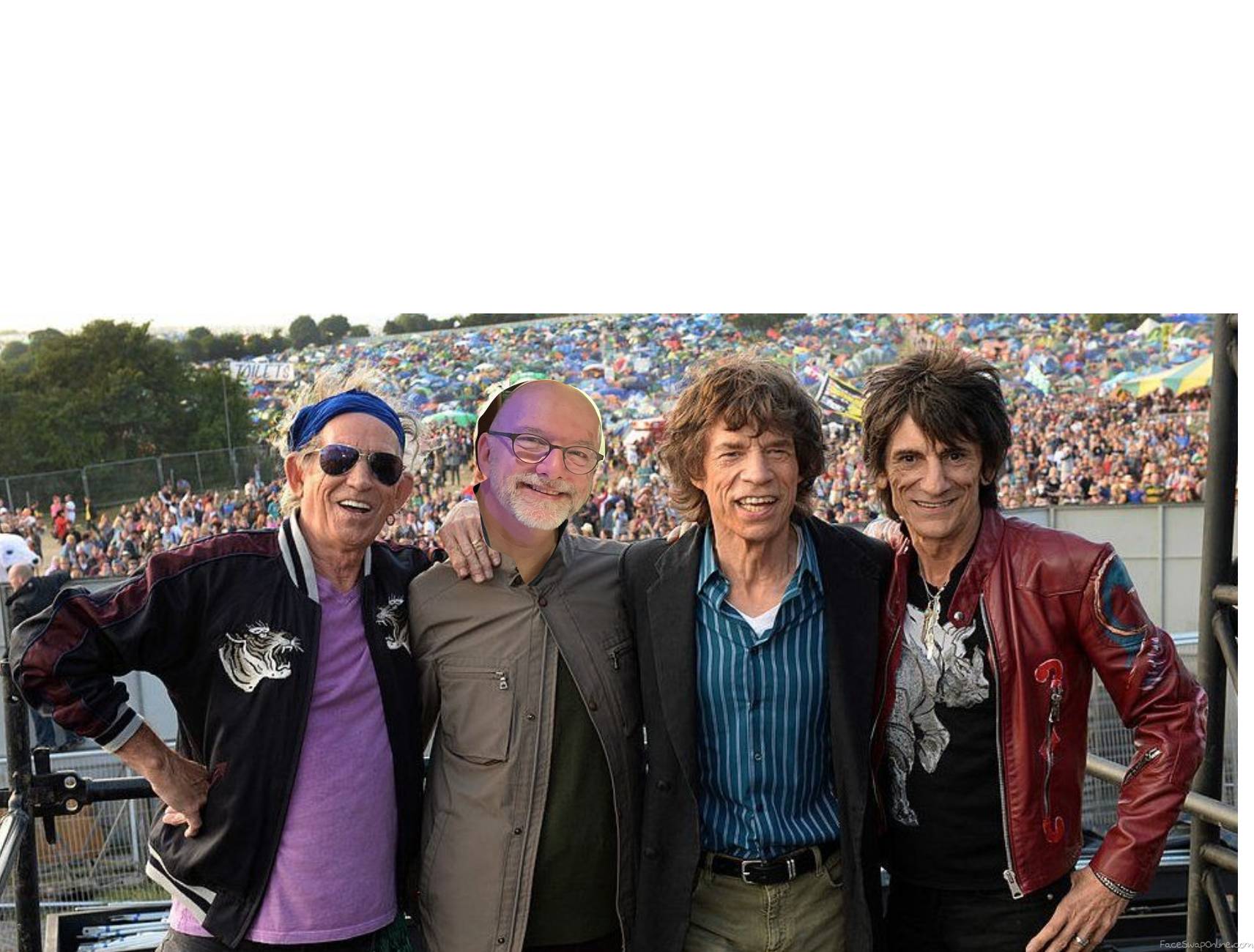 Joining the Stones on tour