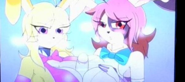 fnia glitchtrap and vanny