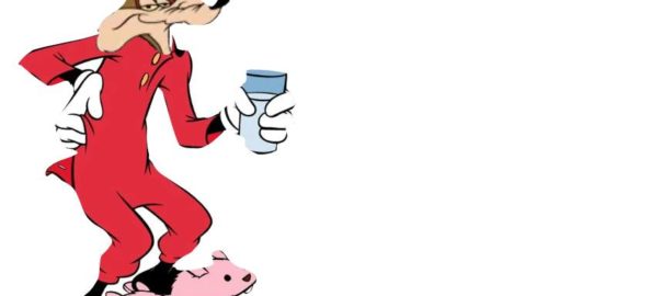 Wile E Coyote Wearing Goofy’s Pajamas
