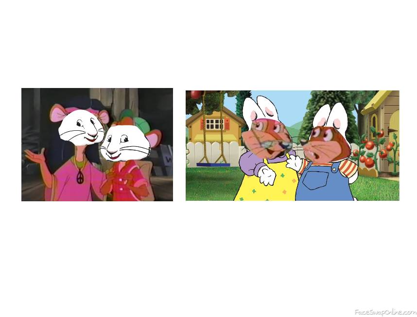 Max & Ruby and Max & Berkeley from Capitol Critters Face Swap