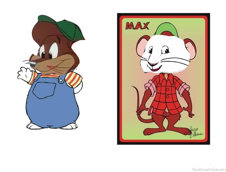 Max from Capitol Critters & Max & Ruby Face Swap