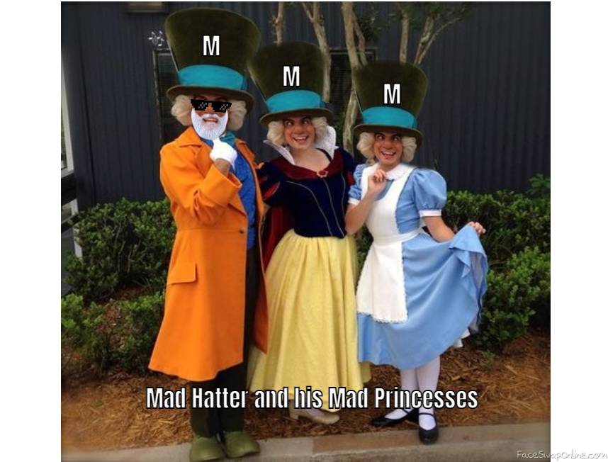 Mad Hatter and his Mad Princesses (Mad White & Hattice)