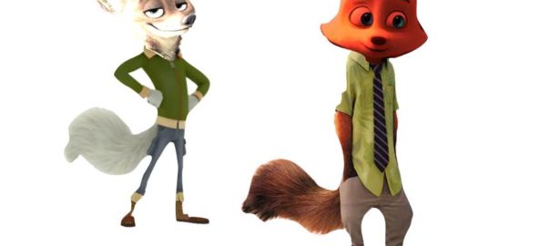 Nick Wilde and Swifty Color and Clothes Swap