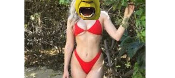 Shrek + Paige Spiranac