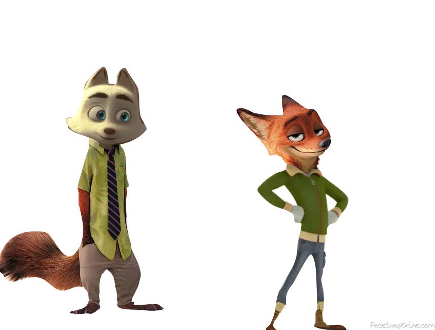 Swifty and Nick Wilde Clothes Swap