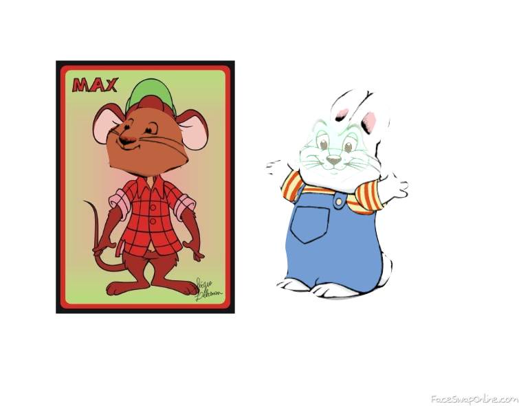 Max the Mouse and Bunny Face Swap