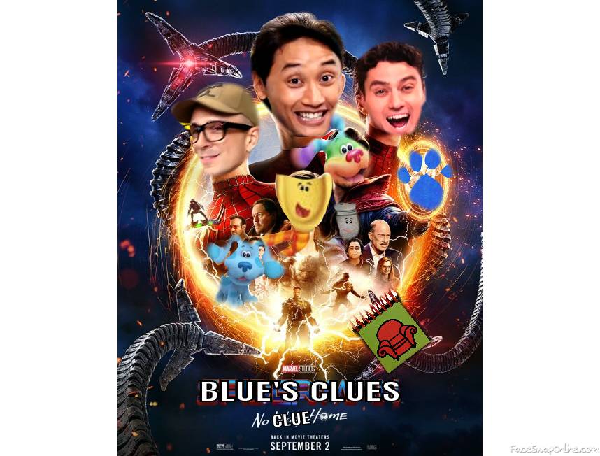 Blues Clues: No Clue Home Poster (Based off Blues Big CIty Adventure)