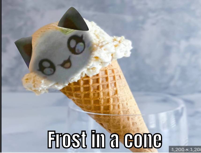 Frost in a cone