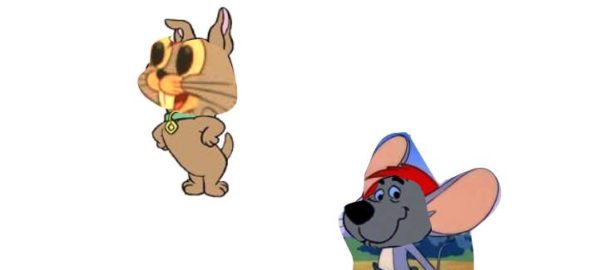 Scrappy Doo and Scrappy Mouse Face Swap