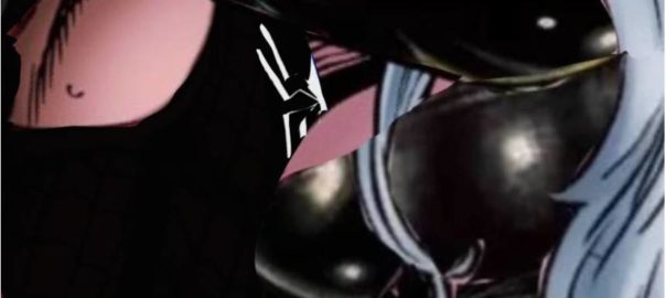 Spider-Man (Black Suited) tongue kissing Black Cat