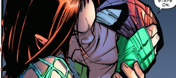 Spider-Man feeling ivy’s tongue