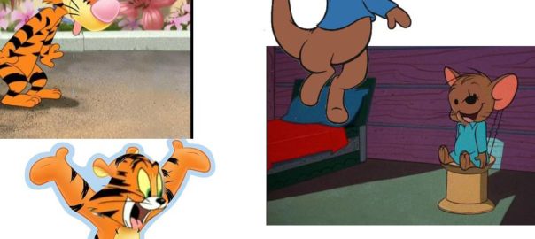 Tigger and Roo and Tom and Jerry Face Swap